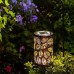Solar Hanging Lights Metal Leaf Pattern Lights Lamp for Garden, Patio,Outside or Table