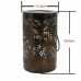 Solar Hanging Lights Metal Leaf Pattern Lights Lamp for Garden, Patio,Outside or Table
