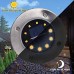 SOLAR Powered Ground light 8 LED (4 pack) for garden Waterproof 