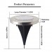 SOLAR Powered Ground light 8 LED (4 pack) for garden Waterproof 