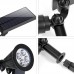 Nice outdoor Solar Spotlights 2-in-1 Waterproof 4 LED Adjustable lawn Landscape Light (2 Pack)