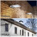 Solar Lights Wall Sconces with Mounting Pole Outdoor wireless street light (White panel)