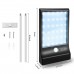 Solar Stree Lights Wall Sconces with Mounting Pole Outdoor Motion Sensor Detector Light (black panel)